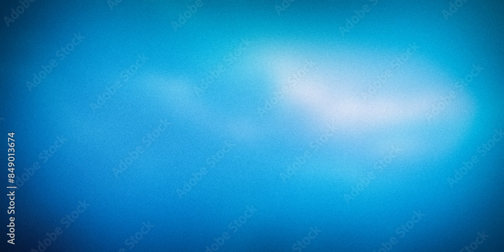 Fototapeta premium Serene blue gradient background with soft white highlights, creating a calming and peaceful visual effect. Perfect for design projects that require a tranquil and soothing aesthetic