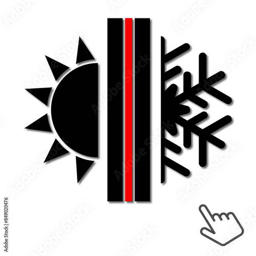 Logo isolation thermique.