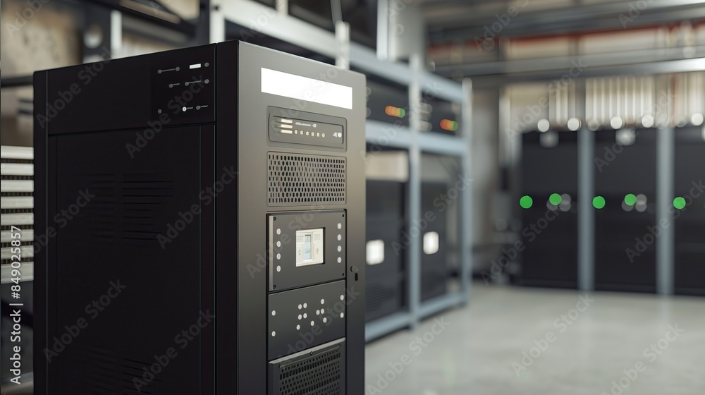 Server Room With Multiple Racks And Technology Equipment Data Center Server Room With Multiple Racks And Technology Equipment Data Center