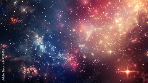 Wallpaper Mural Abstract holiday concept colorful fireworks background Torontodigital.ca