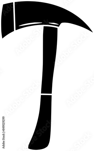 AX illustration fireman silhouette axe logo emergency icon equipment outline firefighting firemen fire hydrant helmet safety hero danger protection shape fighter flame department for vector graphic