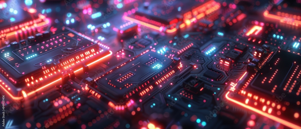 Neonthemed gear with vibrant hues and intricate design details, captured in high definition Neonthemed gear with vibrant hues and intricate design details, captured in high definition