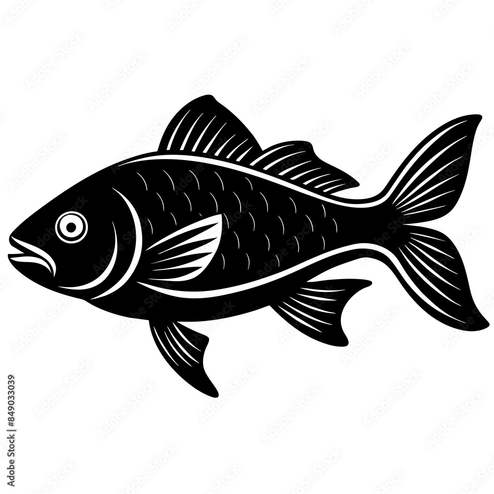 fish vector silhouette illustration svg file fish vector silhouette illustration svg file