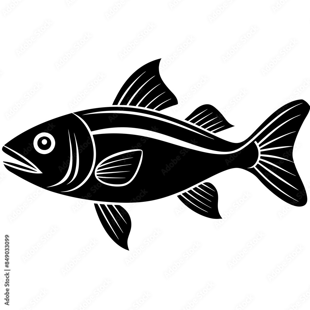 fish vector silhouette illustration svg file fish vector silhouette illustration svg file