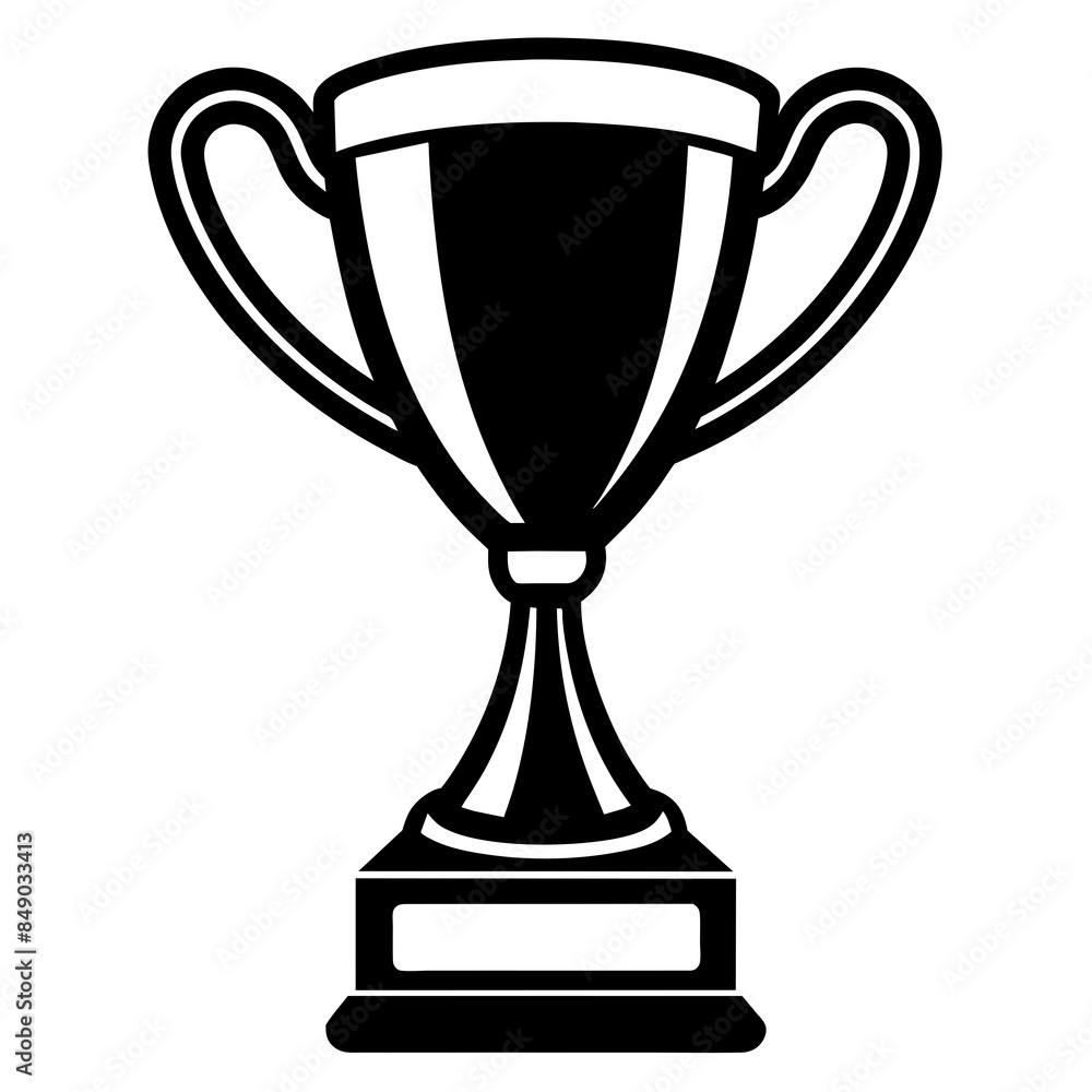 trophy vector silhouette illustration svg file trophy vector silhouette illustration svg file