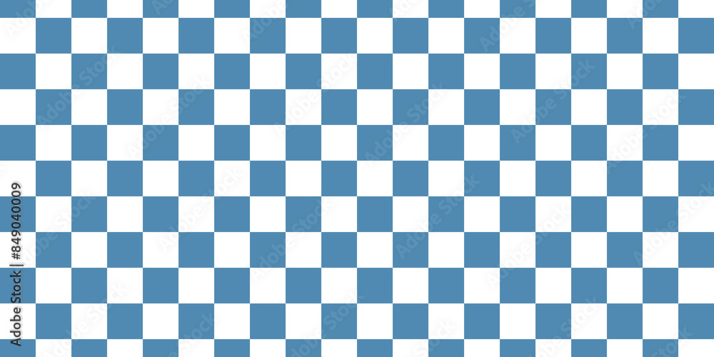 Repeating blue and white squares in a seamless gingham pattern Repeating blue and white squares in a seamless gingham pattern