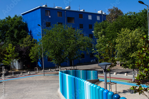 Durres,Albania,May 30,2024 :a park with games and attractions in Durres,Vala Park photo