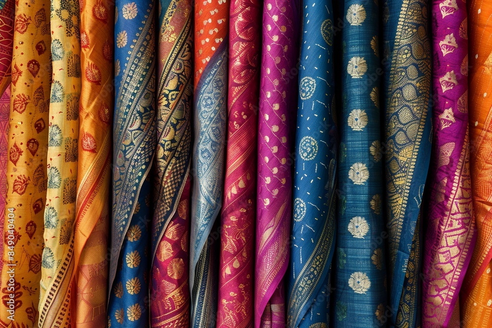 Beautiful Indian wallpaper featuring detailed paisley patterns, vivid colors, and traditional designs, highquality image, isolated white background, ample copy space Beautiful Indian wallpaper featuring detailed paisley patterns, vivid colors, and traditional designs, highquality image, isolated white background, ample copy space