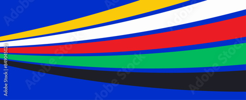 Colorful european soccer competition 2024. Germany 2024 euro soccer. Vector illustration banner design