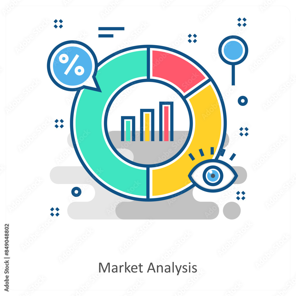 Fototapeta premium Market Analysis