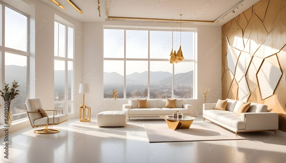 white and gold theme modern interior white and gold theme modern interior