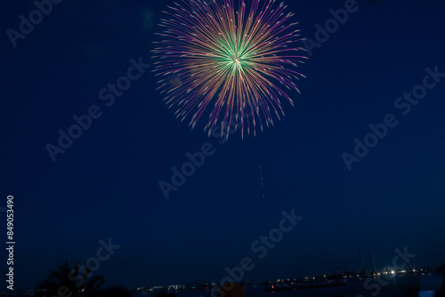 日本の夏の花火