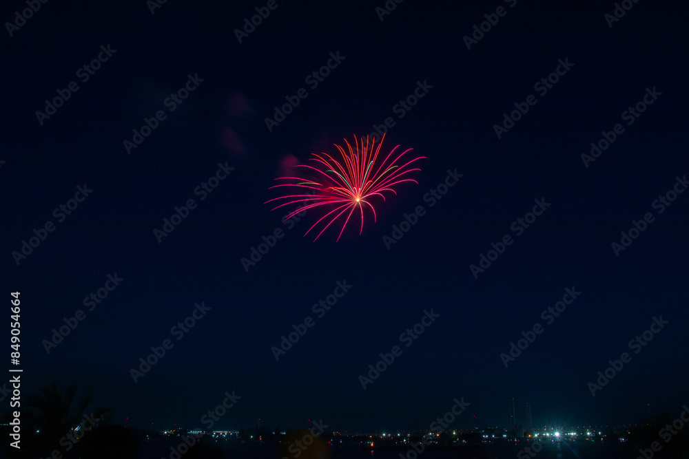 日本の夏の花火