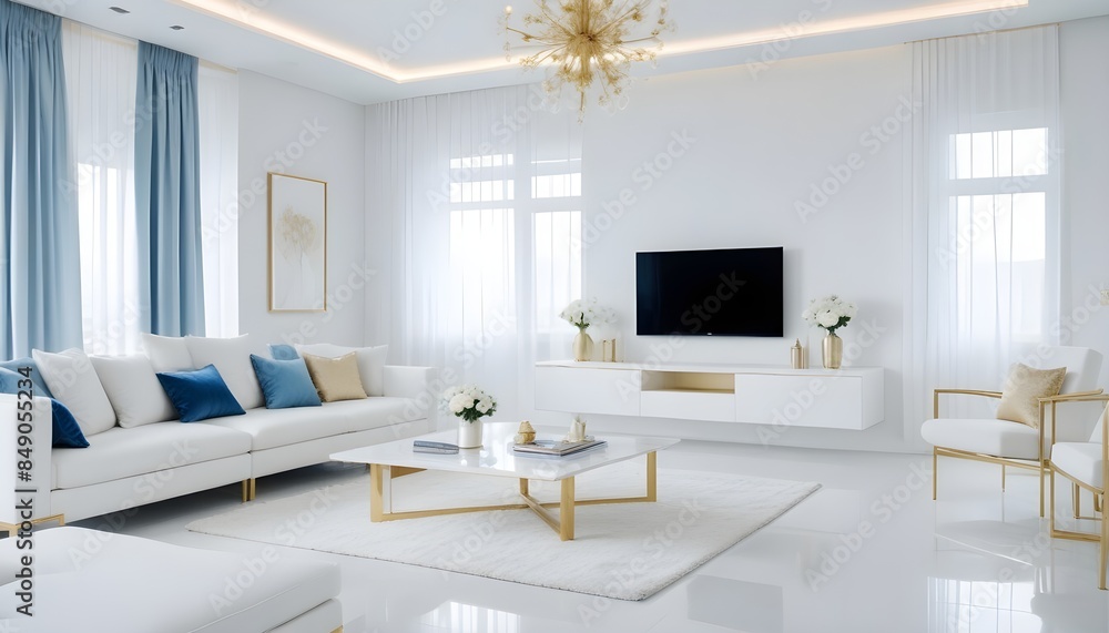white and gold theme modern interior white and gold theme modern interior