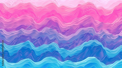 vapor wave outrun pink and blue gradients design for a clean but vibrant pattern