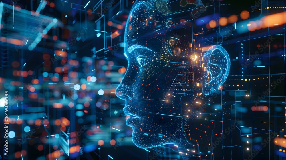 Illustration of Embracing AI tools to improve efficiency and quality in content creation, image generation. Ai Generate. Illustration of Embracing AI tools to improve efficiency and quality in content creation, image generation. Ai Generate.