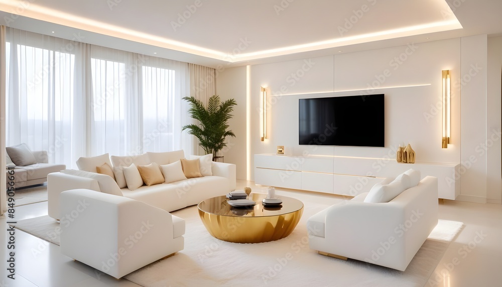 white and gold theme modern interior white and gold theme modern interior