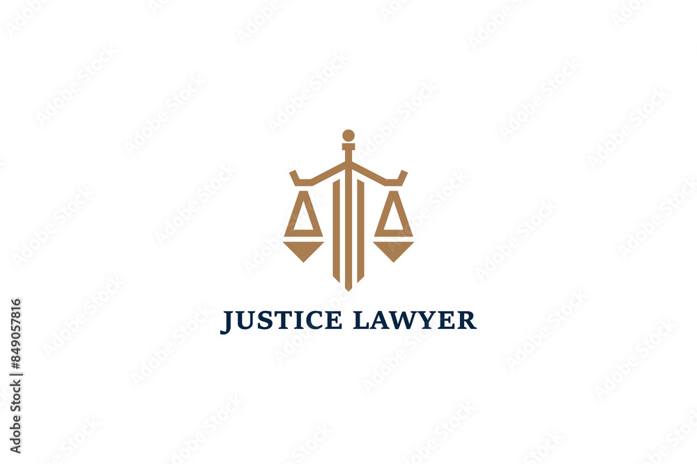 Justice Lawyer Logo Design Justice Lawyer Logo Design