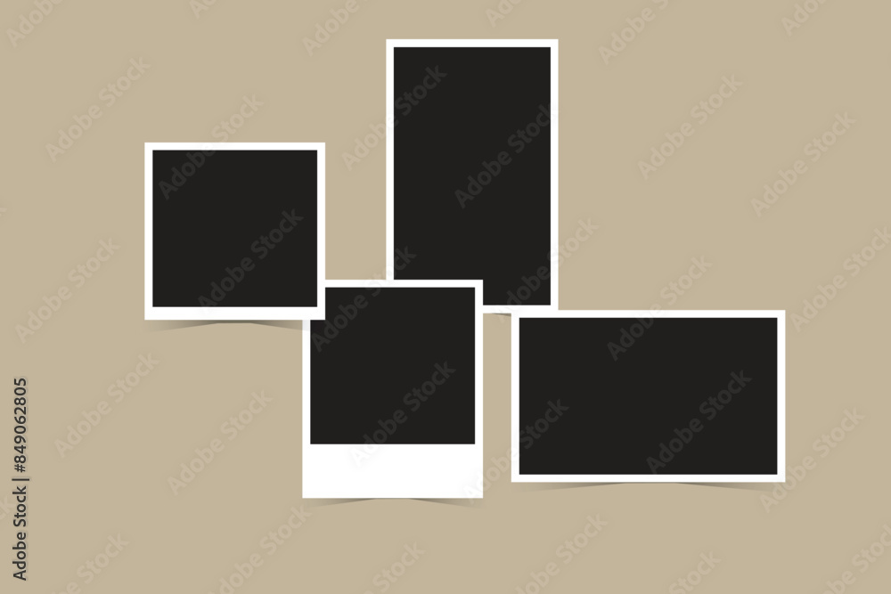 Photo Frame Collage Moodboard Mockup social media or branding Photo Frame Collage Moodboard Mockup social media or branding