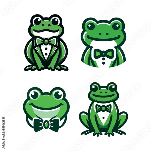 Prince Charming Frog vector illustration Use Logo, T-shirt