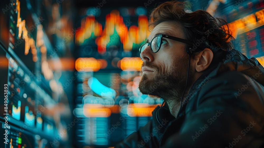 Hacker Infiltrating Financial System Manipulating Prices and Transactions Hacker Infiltrating Financial System Manipulating Prices and Transactions