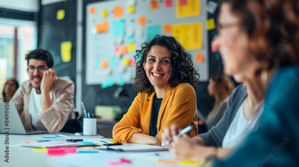 Fototapeta premium Emotional Intelligence Workshop in the Workplace: Enhancing Interpersonal Skills and Employee Well-being