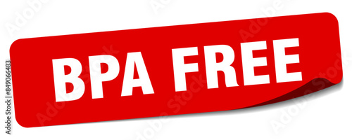 bpa free sticker. bpa free label