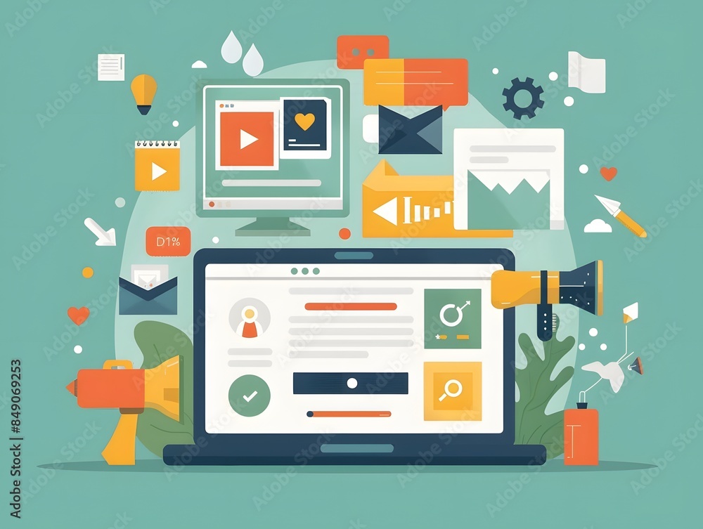Illustration of Creating content tailored to user intent and leveraging data-driven strategies are crucial. This includes optimizing various content types like videos. Ai Generate. Illustration of Creating content tailored to user intent and leveraging data-driven strategies are crucial. This includes optimizing various content types like videos. Ai Generate.