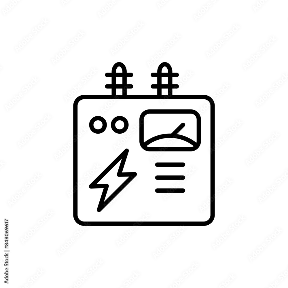 Generator outline icons, minimalist vector illustration ,simple transparent graphic element .Isolated on white background Generator outline icons, minimalist vector illustration ,simple transparent graphic element .Isolated on white background