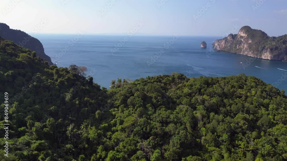 Turquoise water surrounding tropical island with lush green vegetation in thailand. Marvelous aerial view flight
speed ramp Hyperlapse motionlapse timelapse Turquoise water surrounding tropical island with lush green vegetation in thailand. Marvelous aerial view flight
speed ramp Hyperlapse motionlapse timelapse