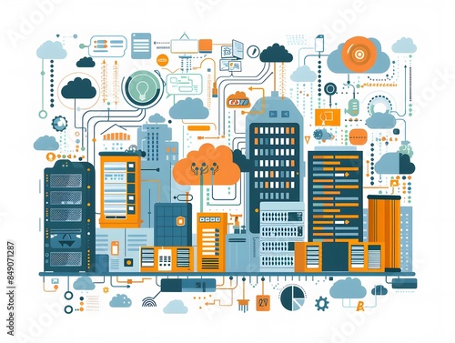 Illustration of A robust technical foundation that supports integrated and personalized experiences is essential. Ai Generate.