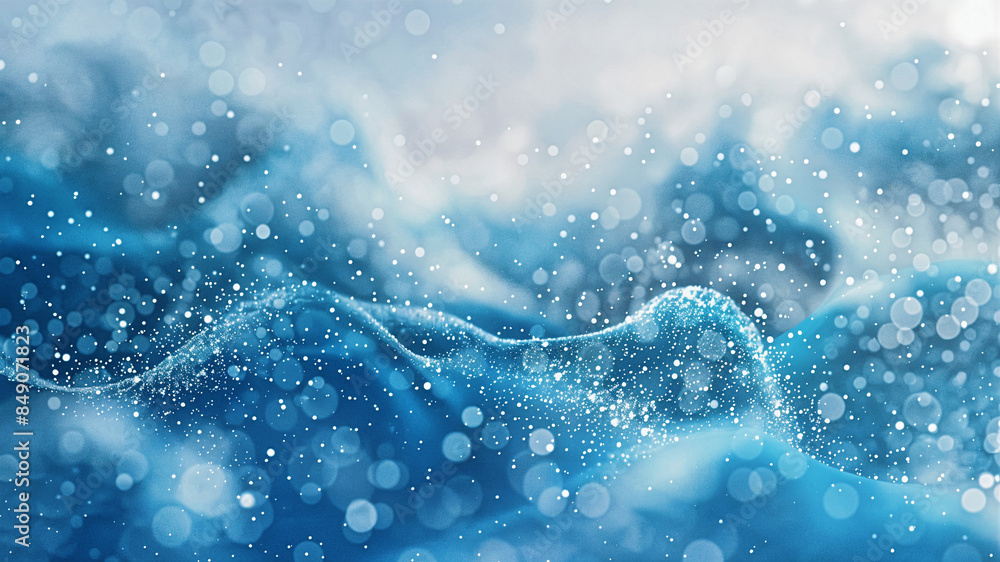 Abstract background or wallpaper with smooth liquid dynamic shapes, blue wave. Generative AI Abstract background or wallpaper with smooth liquid dynamic shapes, blue wave. Generative AI