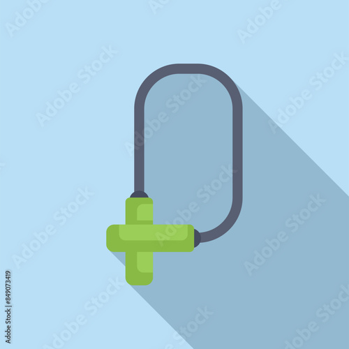 Green earplugs are protecting ears from loud noises, preventing hearing loss