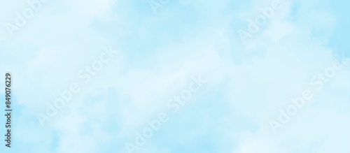  Blue sky with cloud .Beautiful blue sky with white clouds .bright cloud cover in the sun calm clear winter air background .gradient light white background.