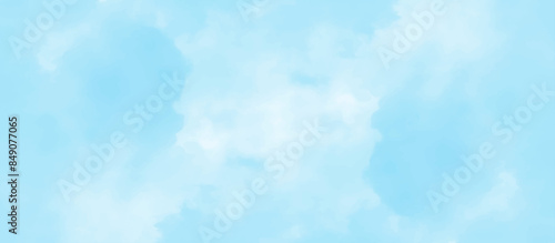  Blue sky with cloud .Beautiful blue sky with white clouds .bright cloud cover in the sun calm clear winter air background .gradient light white background.