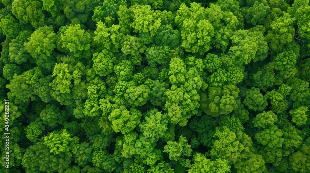 Lush green forest canopy aerial view dense foliage, nature, and environmental beauty Lush green forest canopy aerial view dense foliage, nature, and environmental beauty