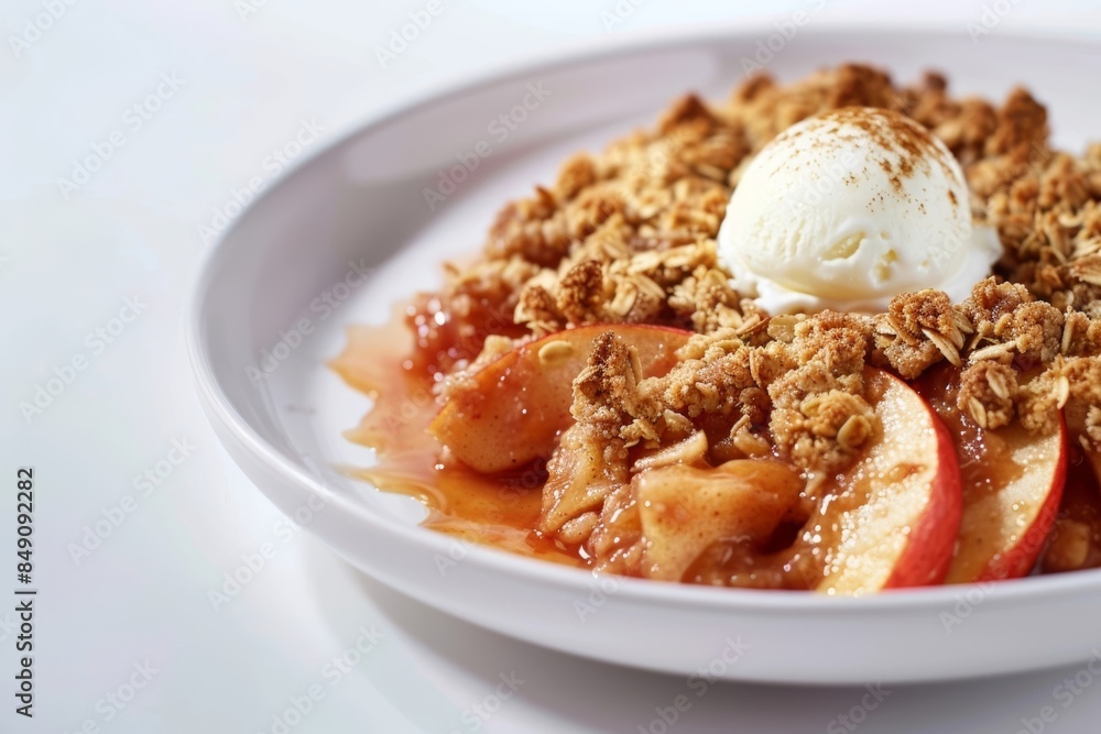 Bubbling Crimson Apple Filling with Delicate Nutmeg and Cinnamon Bubbling Crimson Apple Filling with Delicate Nutmeg and Cinnamon