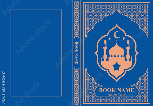 Islamic Book Cover Editable Vector Design