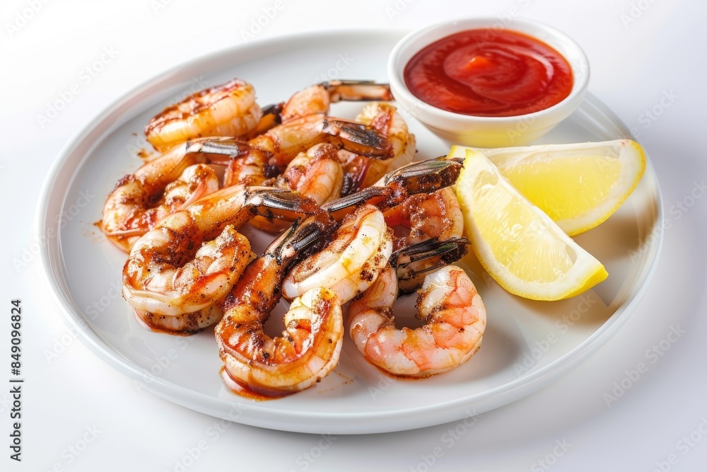 BBQ Shrimp with Piquant Cocktail Sauce BBQ Shrimp with Piquant Cocktail Sauce