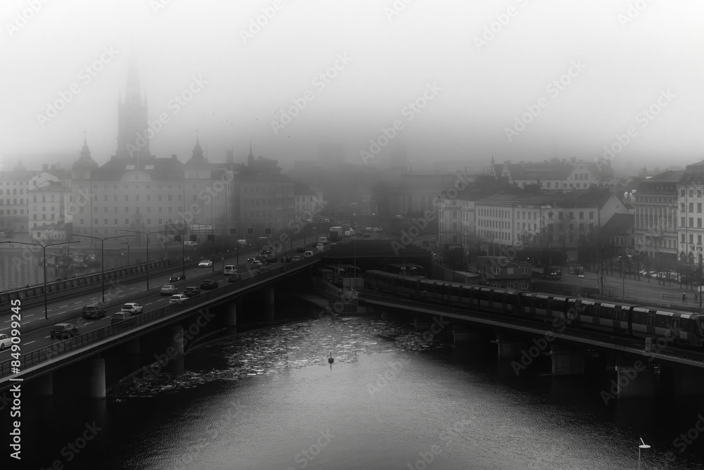 Fototapeta premium bridge over the river