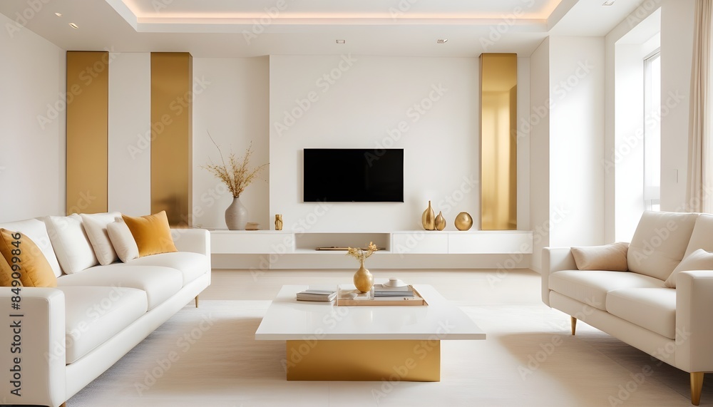 white and gold theme modern interior white and gold theme modern interior