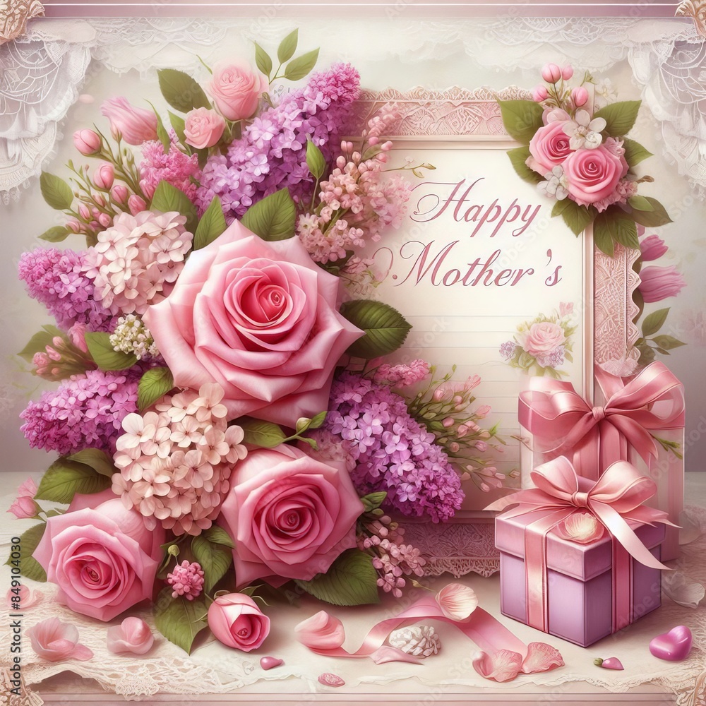card, happy birthday to mom. card, happy birthday to mom.