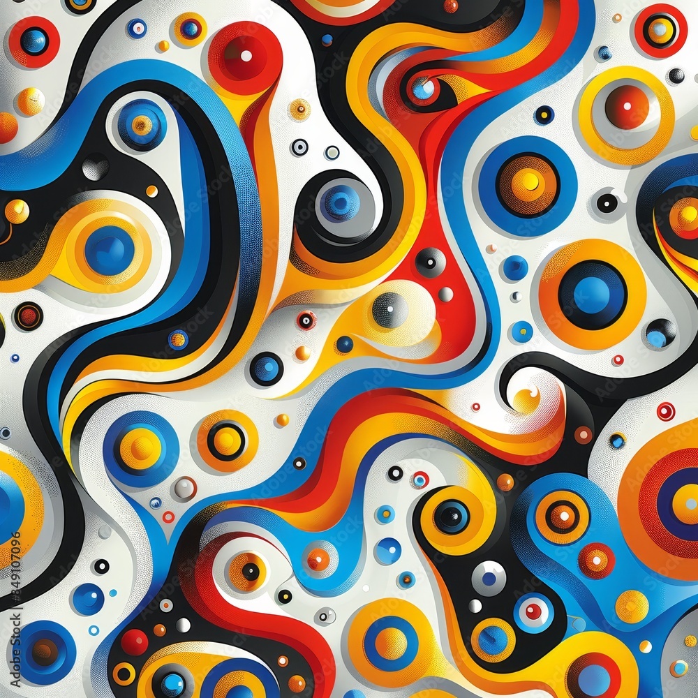 Abstract background illustration in the style of the 70s Abstract background illustration in the style of the 70s