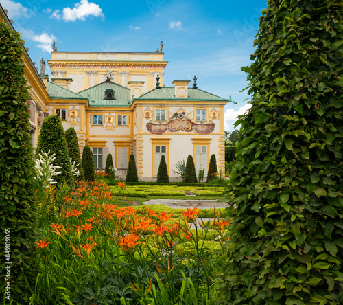 2023-07-11; Royal Wilanow Palace in Warsaw, Poland photo