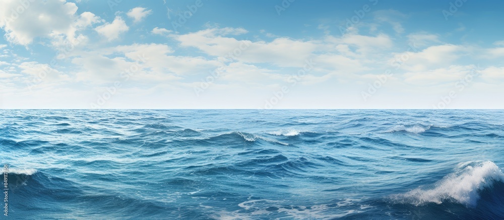 sweeping view of the sea. Creative banner. Copyspace image sweeping view of the sea. Creative banner. Copyspace image