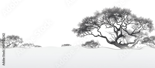 Wallpaper Mural tree branch. Creative banner. Copyspace image Torontodigital.ca