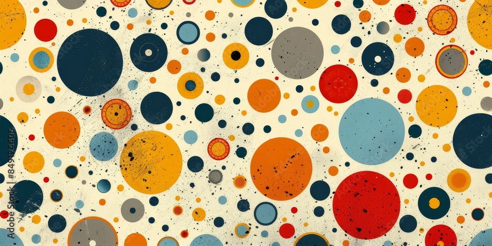 Abstract background illustration in the style of the 70s Abstract background illustration in the style of the 70s
