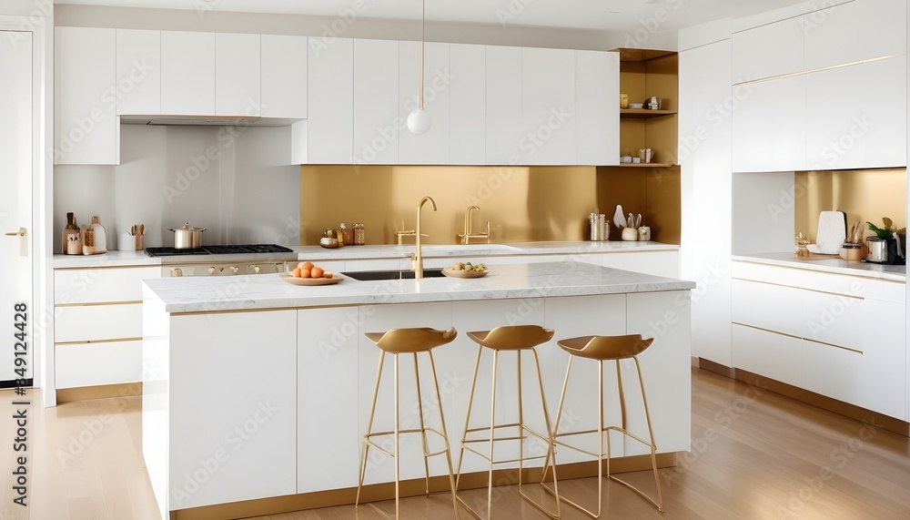 white and gold theme modern interior white and gold theme modern interior