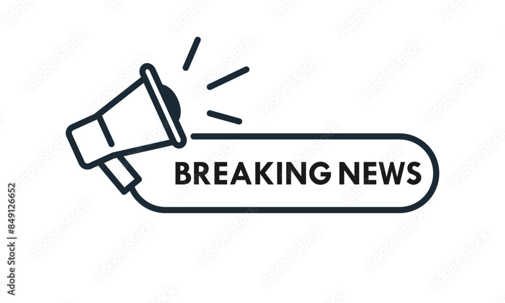 Breaking news design template illustration Breaking news design template illustration