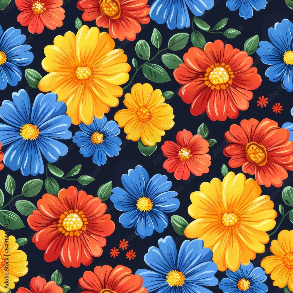Abstract background illustration in the style of the 70s Abstract background illustration in the style of the 70s
